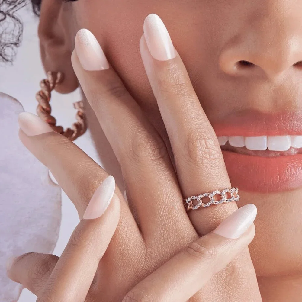 KISS Gel Fantasy Magnetic Medium Length Nails - Chime Splash